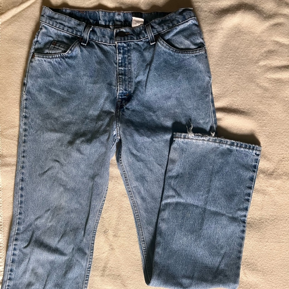 Levi's Relaxed Blue Jeans Classic Denim - Orange Tag